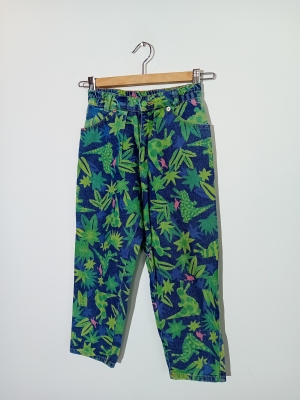 Jean Denim Imprimé Dinosaures Patcha Gogo 6 Ans