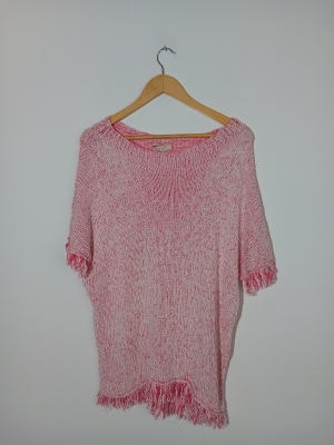 Pull Maille Franges Kash