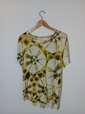 T-shirt Tie-dye En Lin Majestic Filatures
