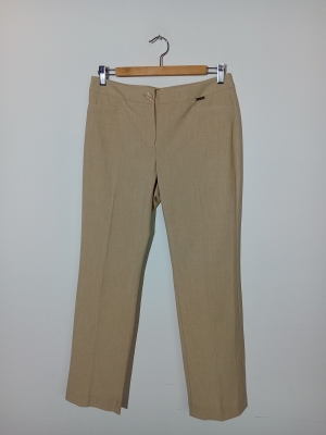Pantalon À Pinces Beige Laura Ashley