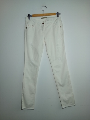 Jean Slim Blanc Patrizia Pepe W28