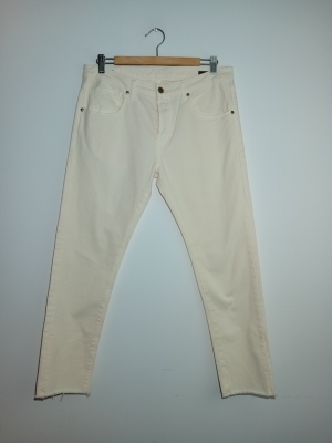 Pantalon Jean Blanc Cassé True Nyc