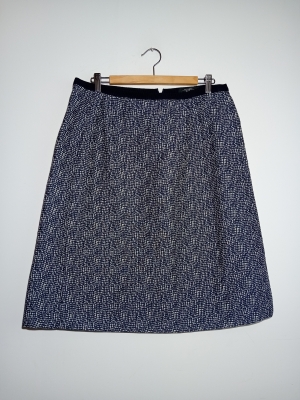 Jupe Trapèze Bleu Marine Weekend Maxmara