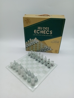 Jeu D'échecs En Verre