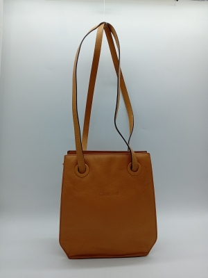 Sac A Main En Cuir Marron Olivier Strelli
