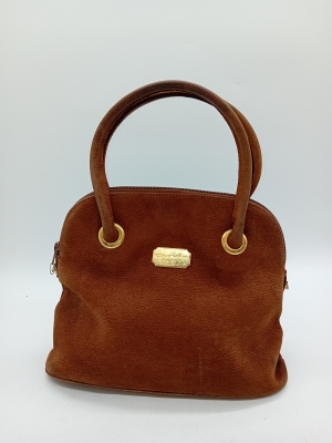 Sac A Main Carven Paris Cuir Marron