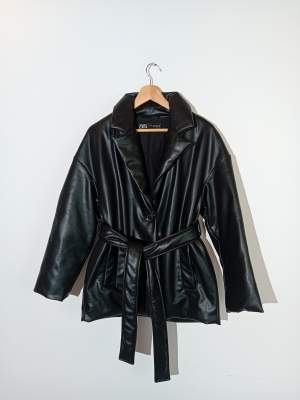 Veste Simili Cuir Zara Xs