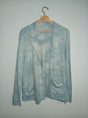 Blazer Léger Bleu Tie-dye Majestic Filatures