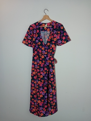 Robe Longue Portefeuille Fleurie Easy Clothes