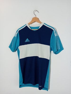 Maillot De Sport Adidas Bleu Et Blanc