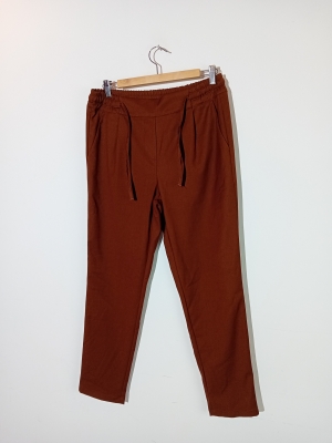 Pantalon Carotte Marron La Fée Maraboutée