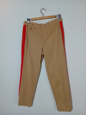 Pantalon Chino Beige Bandes Orange Polo Ralph Lauren