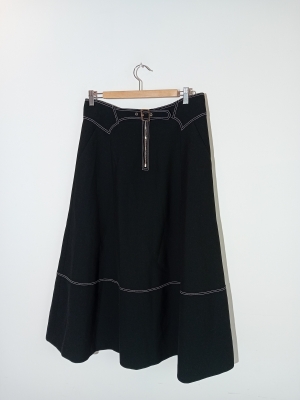 Jupe Longue Noire Karen Millen Xl