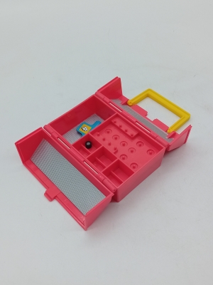 Valisette De Rangement Vintage Micro Machines Rouge