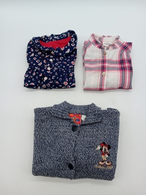 Lot De 3 Pieces Chemise Blouse Et Gilet Mickey