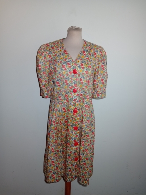 Robe Longue Fleurie Vintage