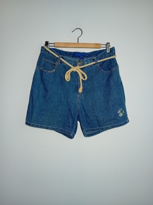 Short Denim Vintage So Blue Broderies M
