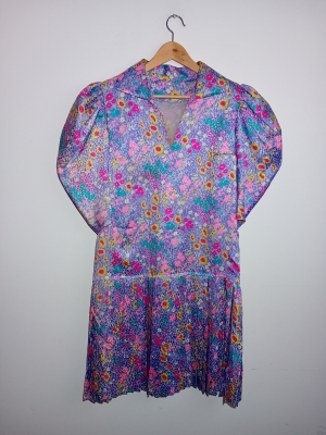 Robe Vintage Fleurs Colorées
