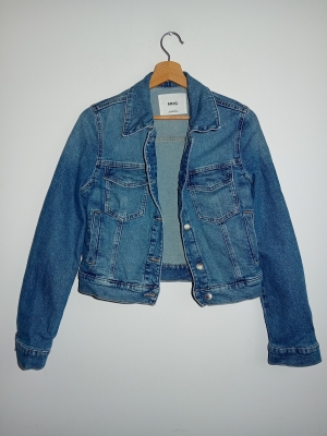 Veste En Jean Mango Bleue