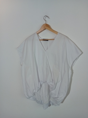 Blouse Bouffante Blanche Ample Cécile Wang M