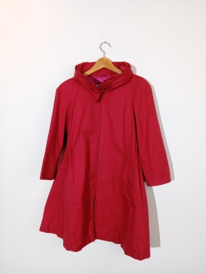 Manteau Rouge Col Montant Giorgio Armani M
