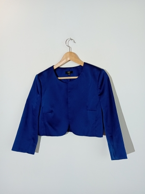 Veste Boléro Courte Bleu Roi 1.2.3