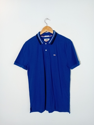 Polo Tommy Jeans Bleu Vif M