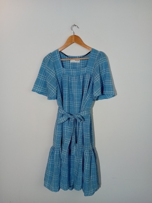 Robe Midi A Carreaux Selected Femme S