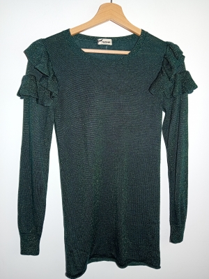 Pull Fin Tezenis Vert Scintillant