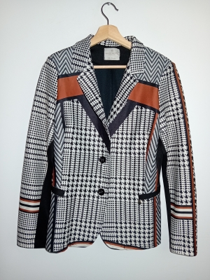 Blazer Géométrique Pied-de-poule Rinascimento