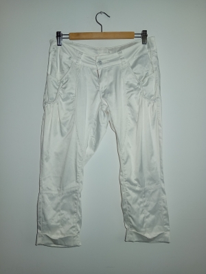 Pantacourt Blanc Stretch