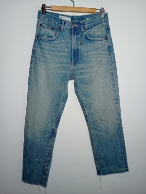 Jean Droit Bleu Clair Zara