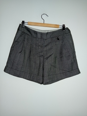 Short Laine Chevrons Gris Gap 40