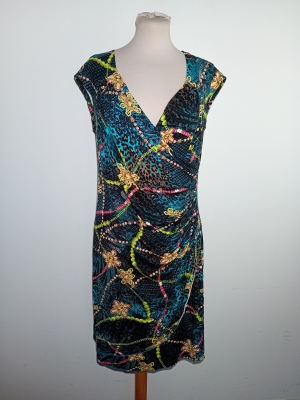 Robe Moulante Léopard Et Chaînes