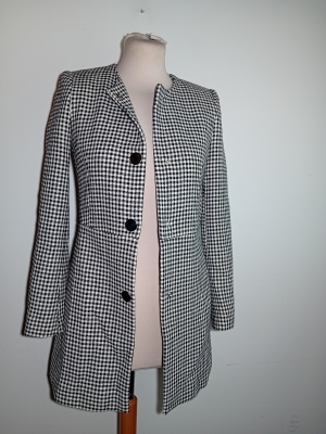 Veste Légère Motif Pied de Poule Zara
