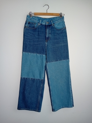 Jean Bicolore Monki Coupe Large