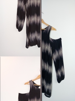 Robe Plissée Zara Epaules Dénudées L