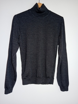 Pull Col Roule Hugo Boss Gris S