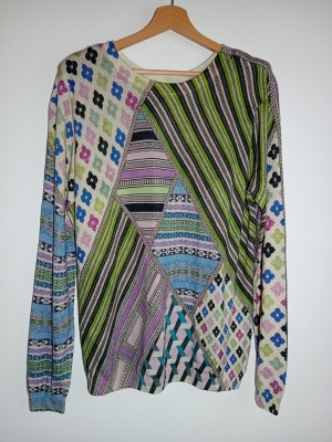 Pull Fin &Agrave; Motifs G&eacute;om&eacute;triques