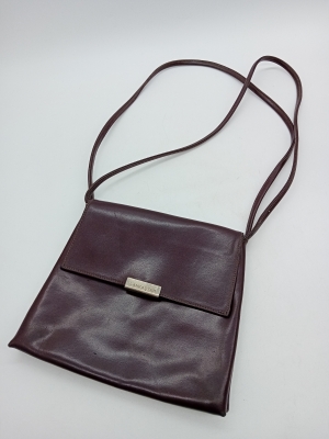 Sac Bandouli&egrave;re Lancaster En Cuir Marron