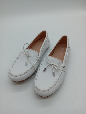 Mocassins Geox Respira En Cuir Blanc 40
