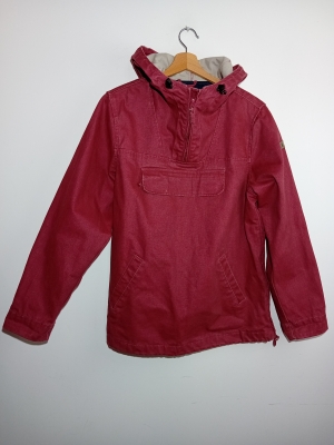 Veste &Agrave; Capuche Mousqueton Rouge Bordeaux L
