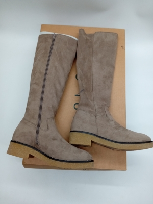 Bottes Hautes En Daim Unisa Marron