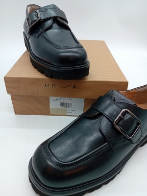 Mocassins Cuir Noir Unisa