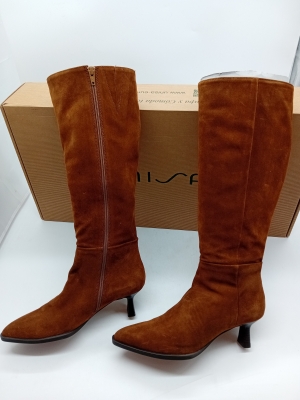 Bottes Hautes Daim Camel Unisa