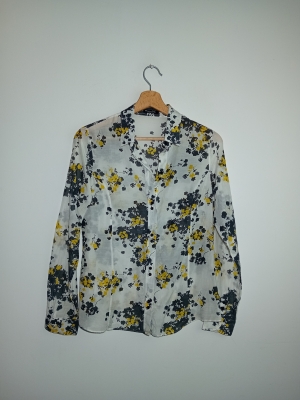Chemise &Agrave; Fleurs Massimo Dutti