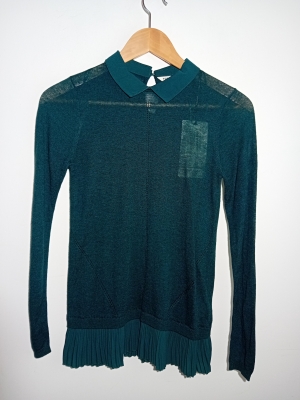 Pull L&eacute;ger Vert Canard Xs Naf Naf