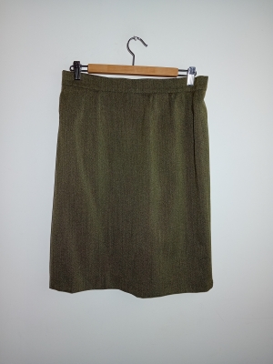 Jupe Midi Vintage En Laine Scapa