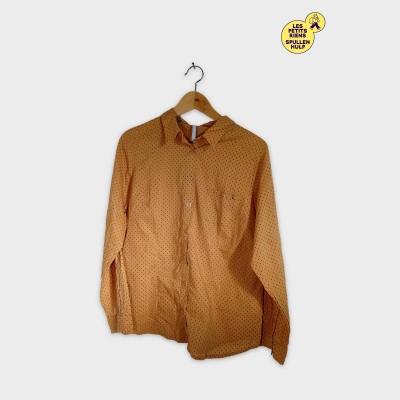 Blancheporte Chemise Orange À Pois Bleus Xxxl 46