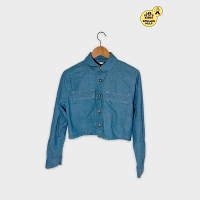 Chemise En Jean Bleu Zara S